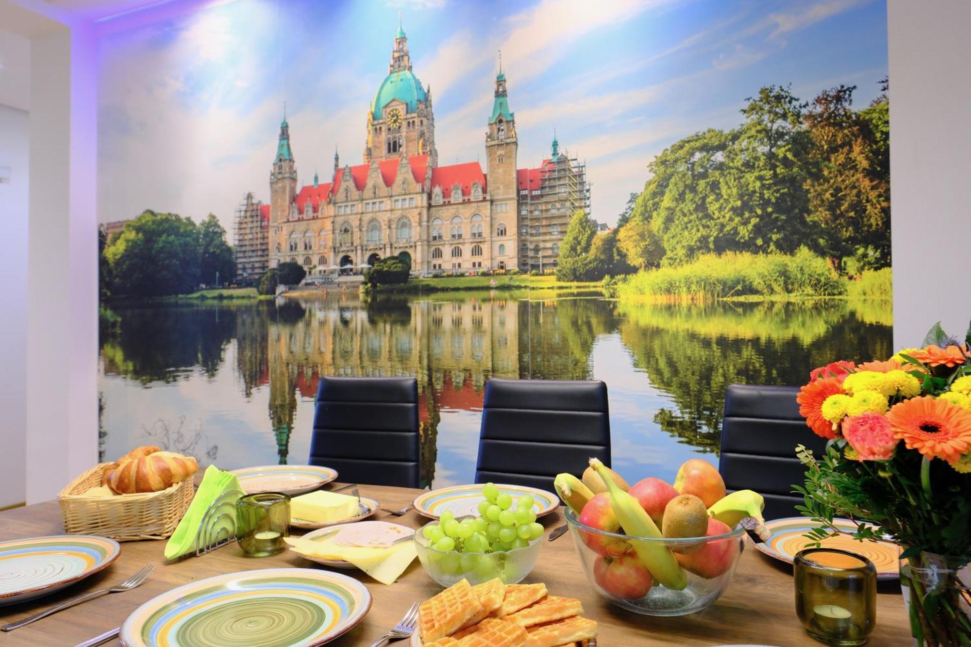 Happybnb - Stilvolles, Naturgelegenes Apartment Mit Blick Auf Den Mittellandkanal Und Die Wasserstadt Hannover - Kamin, Parken Und Spielplatz 外观 照片